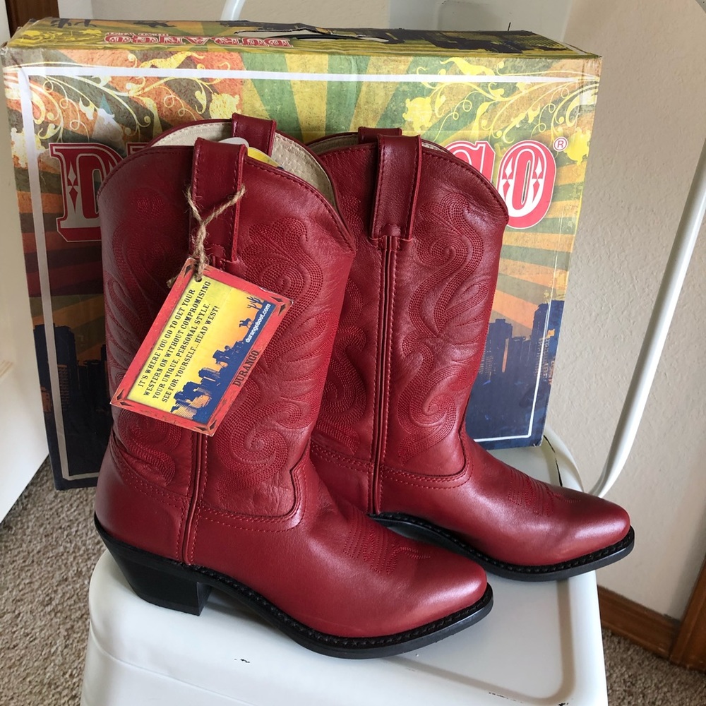 Durango Western Boot in Red